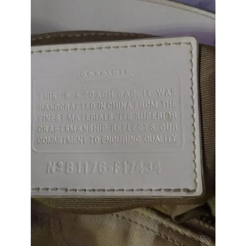 Coach beige hobo bag - Picture 3 of 10